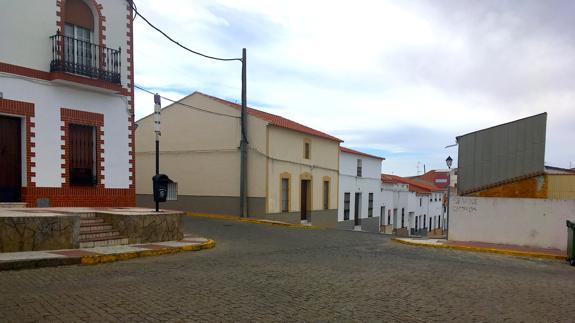  Intersección de las calles Libertad y Cervantes en la que se actuará 