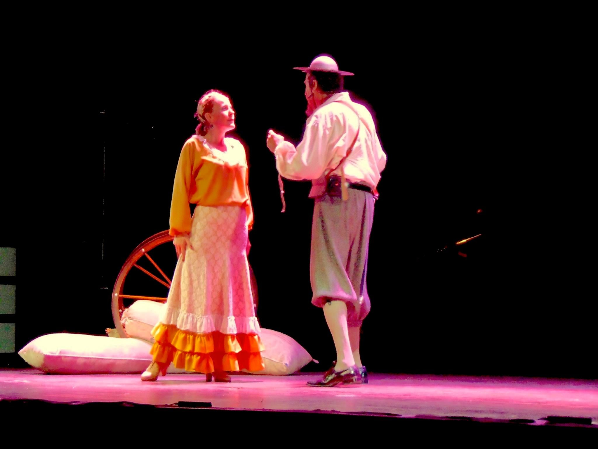 Durante 'Mi Quijote Flamenco' de Manuela Sánchez 