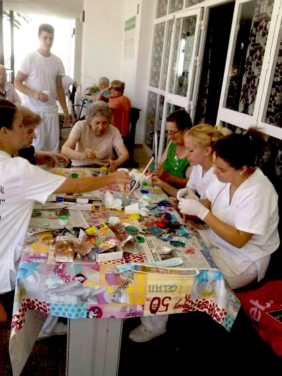 Alumnos de atención sociosanitaria de Monesterio 