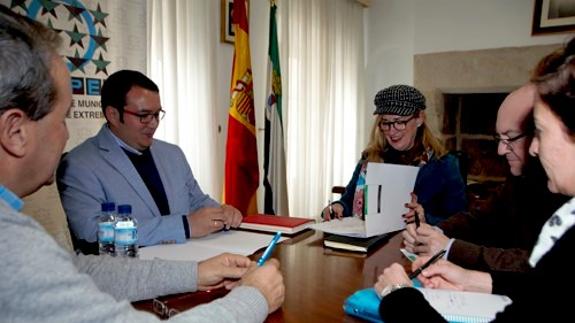 Durante la reunión 