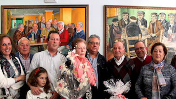 El año pasado, durante el homenaje a María Torrado 