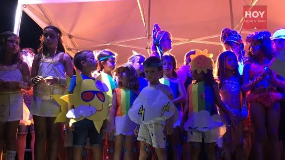 El año pasado durante el concurso infantil de disfraces, tras el desfile 