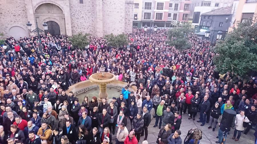 Los vecinos de Navalmoral y de buena parte de los municipios del Campo Arañuelo se echaron el jueves a la calle para pedir la continuidad de su principal motor económico, la central nuclear de Almaraz, en una concentración promovida por la Plataforma Ciudadana Vida que reunió entre 4.000 y 4.500 personas, según estimaciones de la Policía Local.