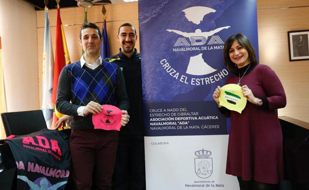 Tasín Rebate y Javier Pintado con la alcaldesa 