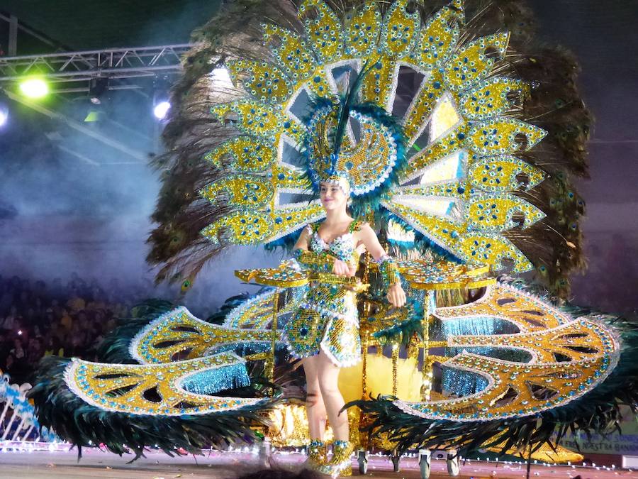 Carla Fraile en categoría infantil con 'Mi reflejo'; Sheila Mirasierra en juvenil con 'Calypso' y María Luisa Lamadrid en senior con 'Wimby Tamu', fueron elegidas reinas del Carnaval 2019 en la gala que se celebró en la tarde-noche del sábado en el pabellón polideportivo, que se quedó pequeño, con decenas de personas sin poder acceder al completarse el aforo. Más información en HOY. 