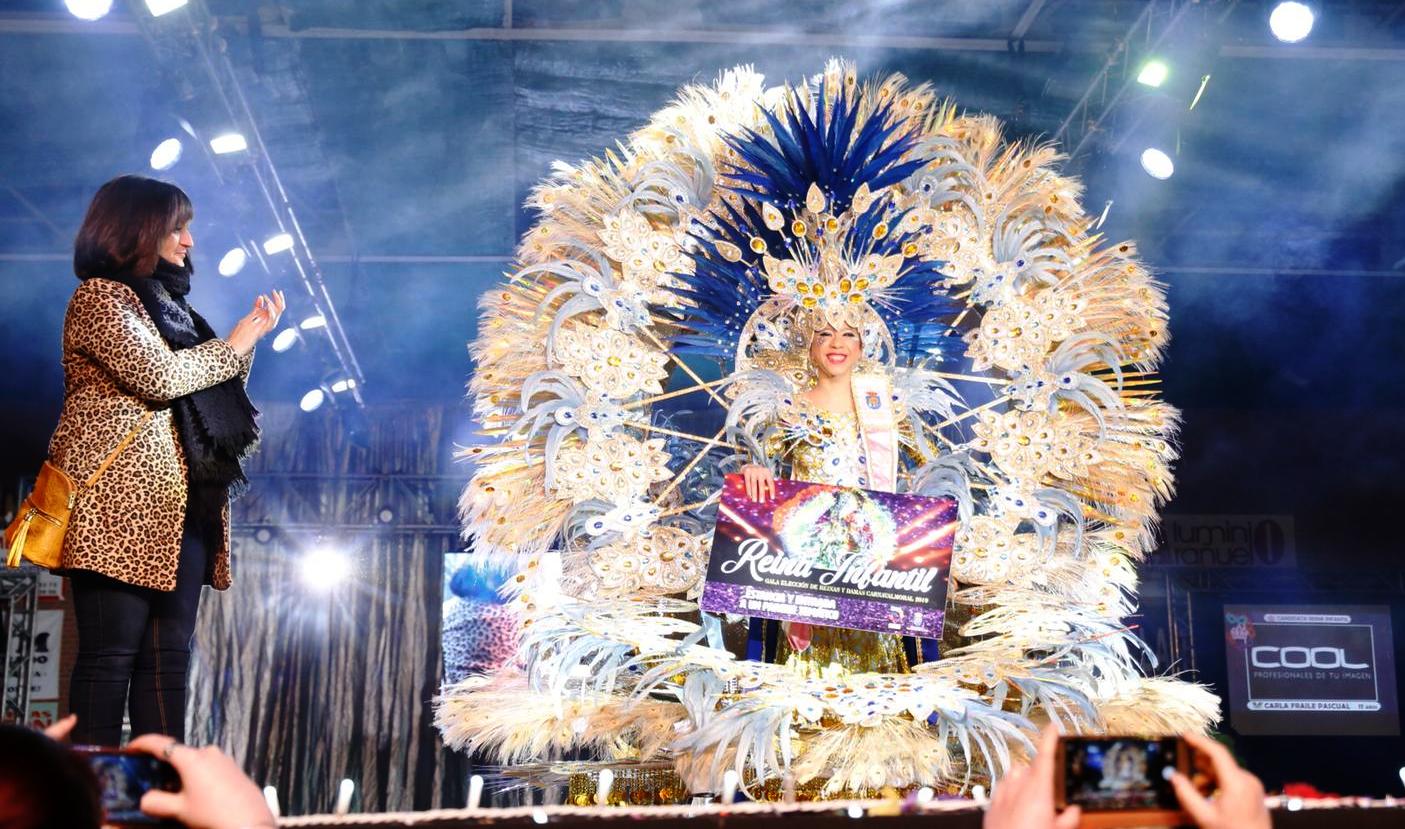 Carla Fraile, reina infantil 