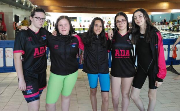 Integrantes de ADA en la Copa de Extremadura 