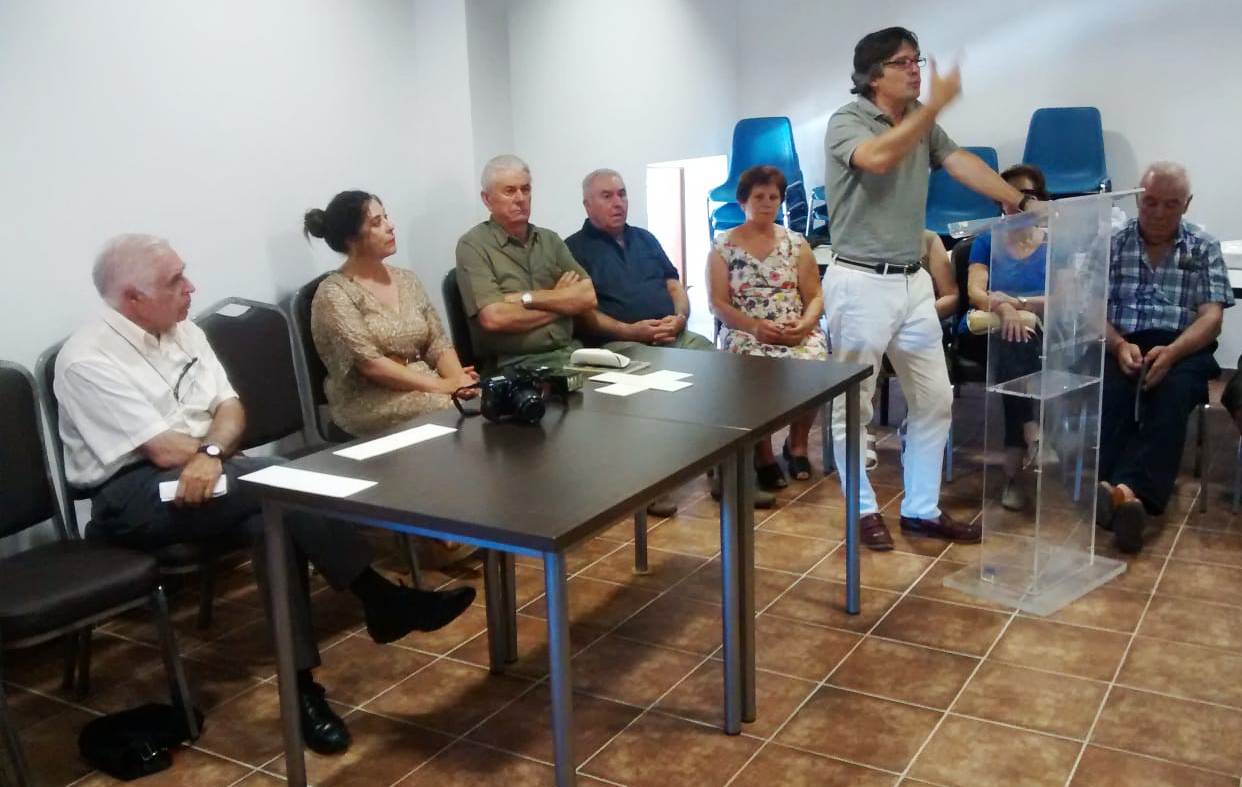 Un momento de la charla 