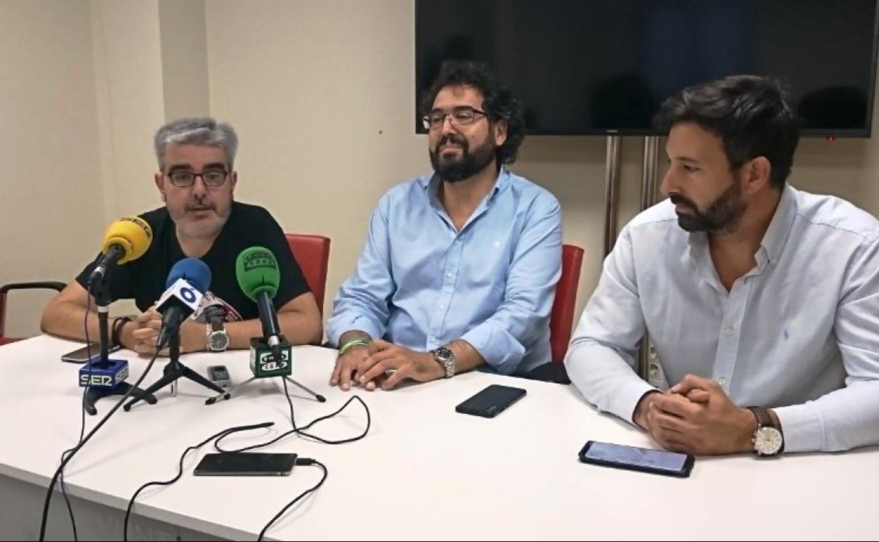 Valentín Tomé, Jaime Vega y Jorge Martín presentaron la iniciativa 