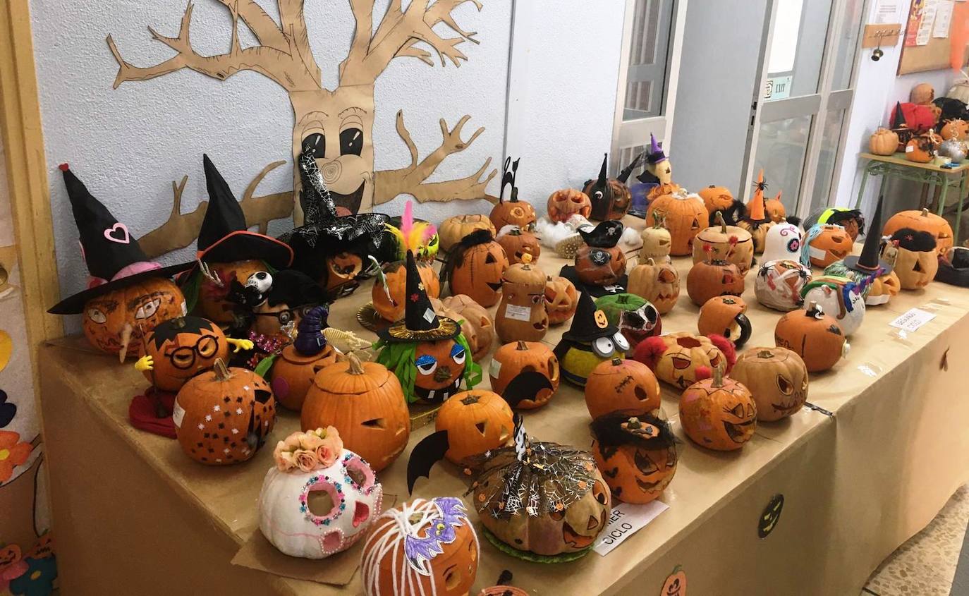 Concurso de calabazas en el colegio Sierra de Gredos 