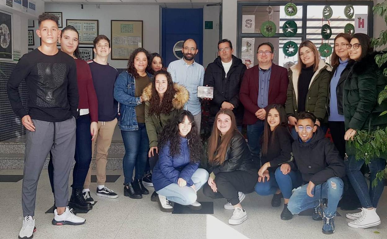 Estudiantes ganadores del instituto Zurbarán 