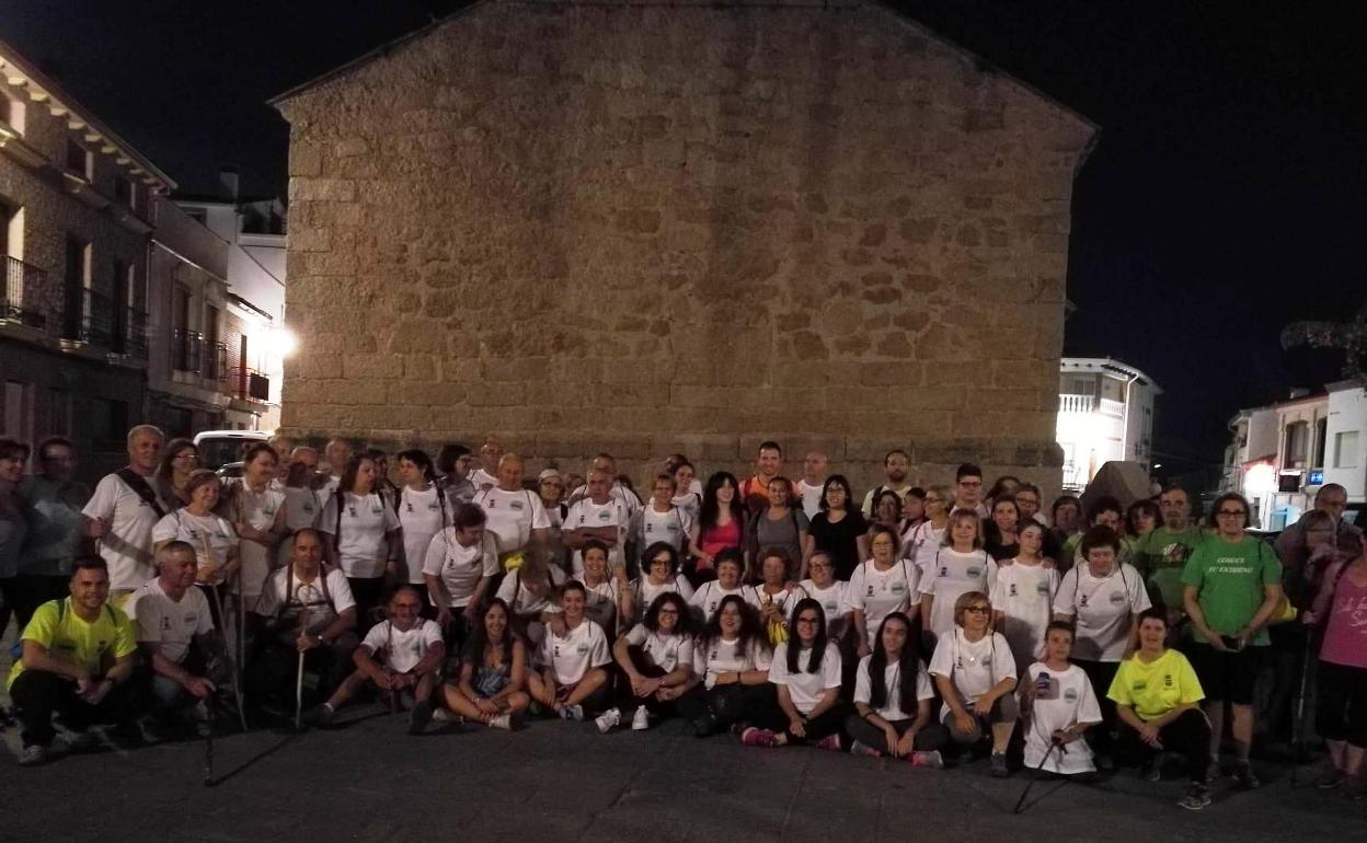 Ruta nocturna organizada por la asociación 