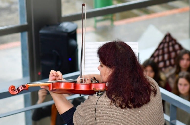 La música se unió a la celebración 