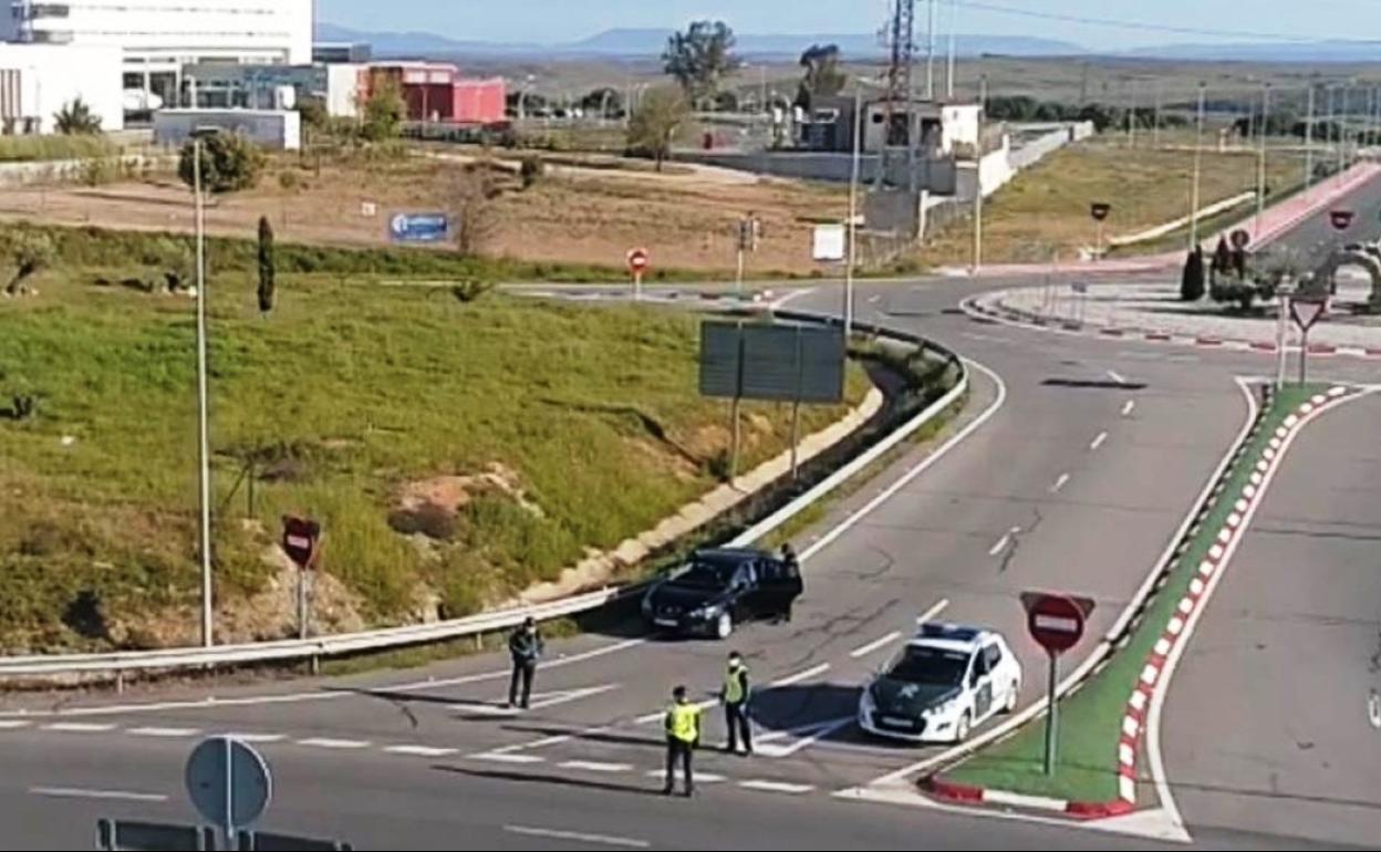 Puesto de control de la Guardia Civil 
