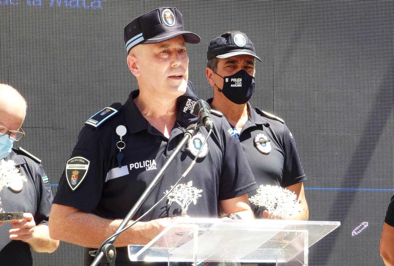 Fotos: Homenaje en la plaza de España