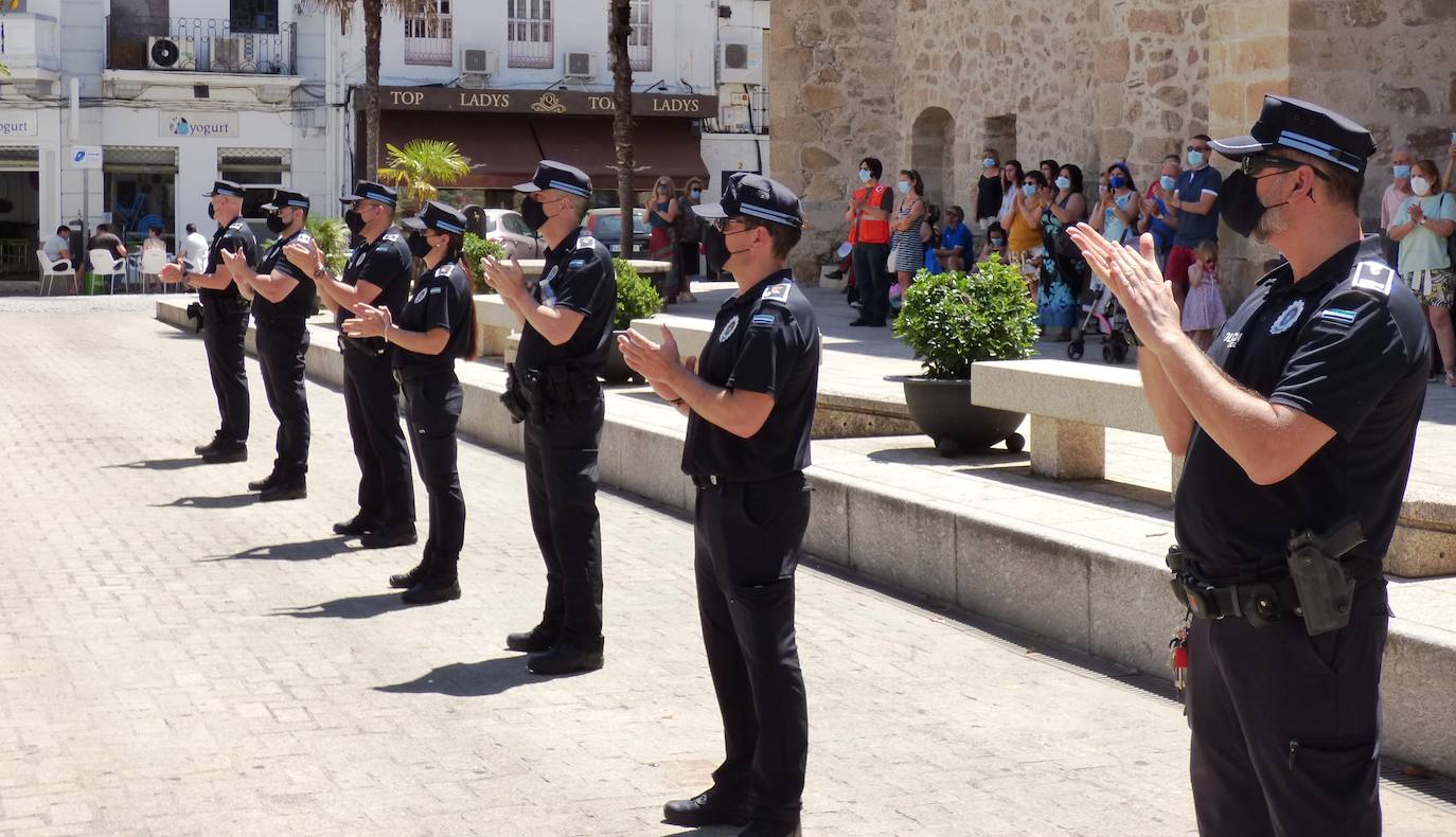 Fotos: Homenaje en la plaza de España