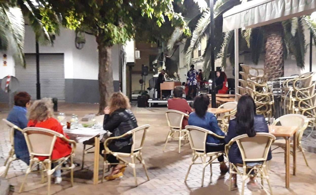 Actuación en la plaza del Pósito 