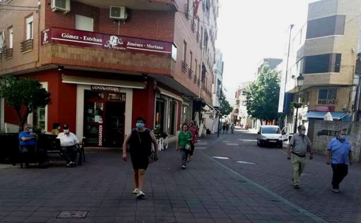 Zona peatonal de Navalmoral 