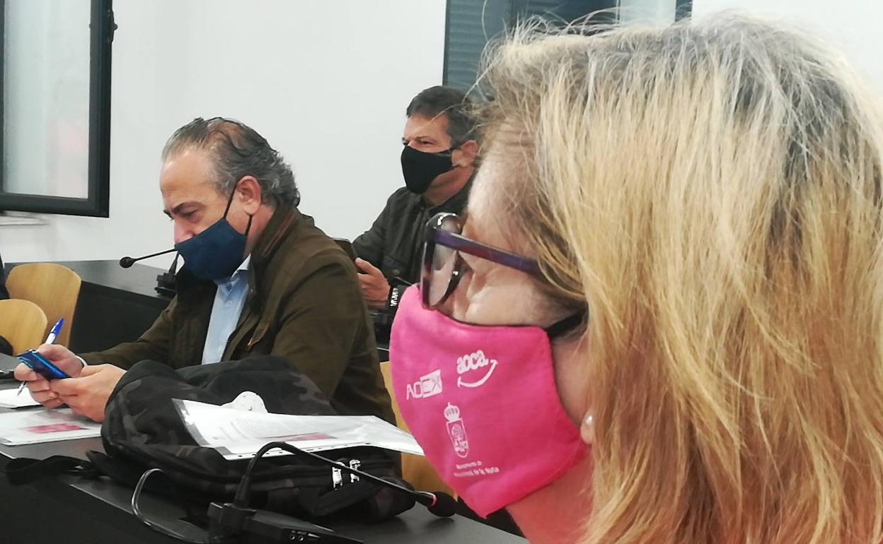 Mascarillas rosa contra la covid-19 