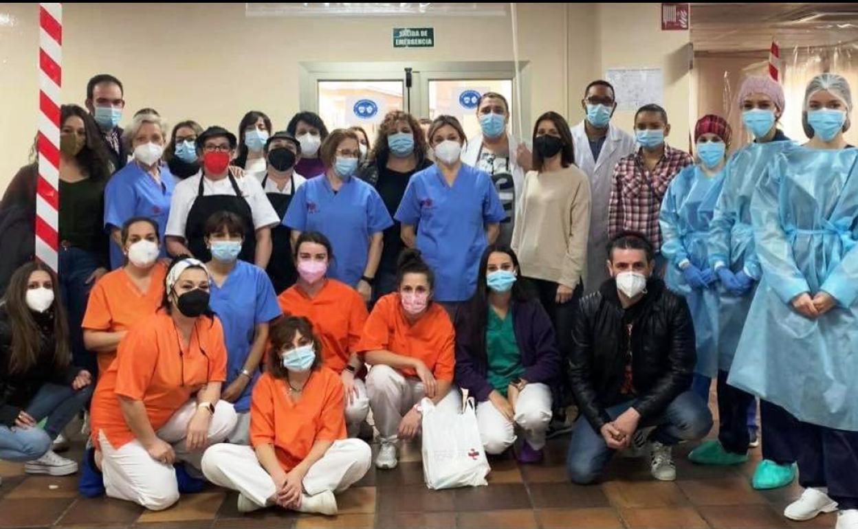 Parte del personal de la residencia Real de Navalmoral, recién vacunados 