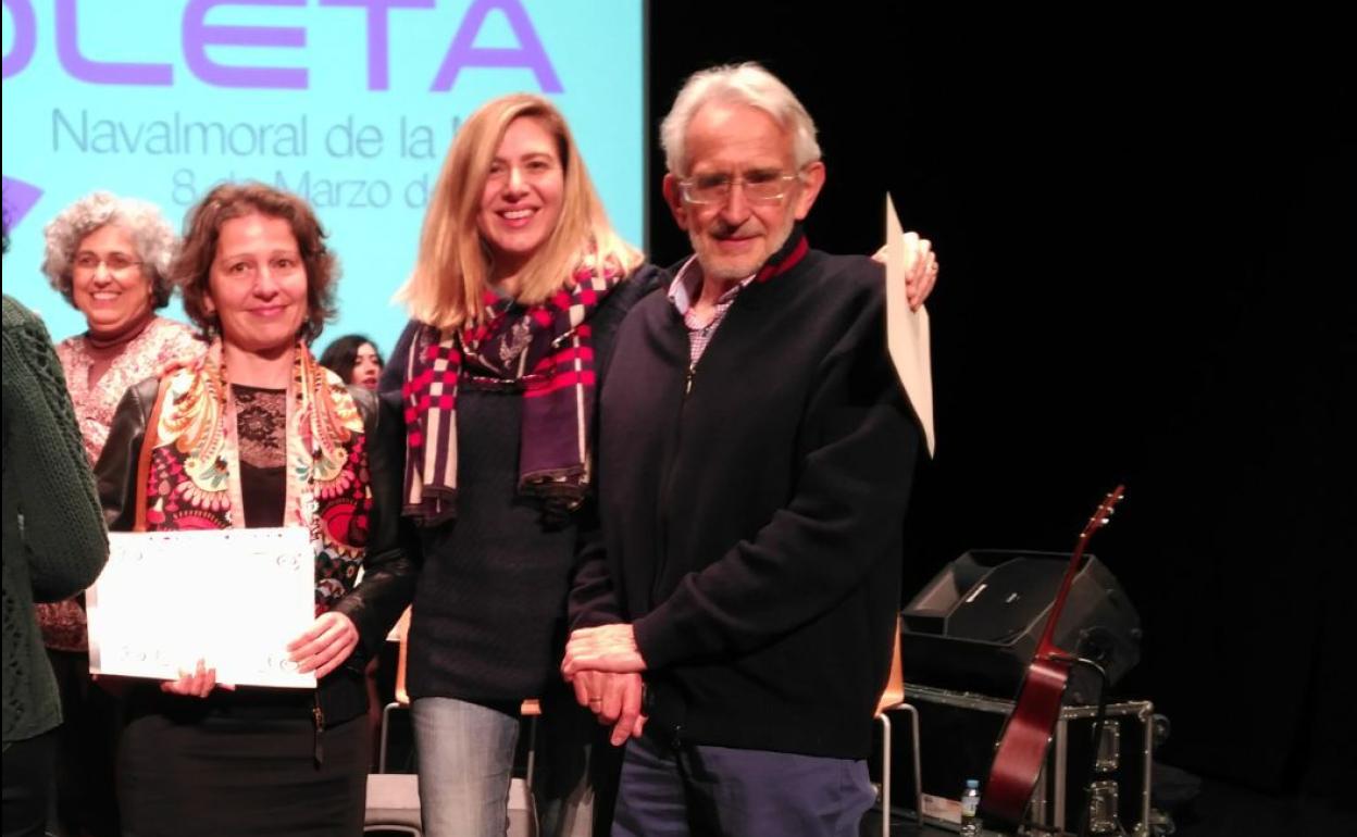 Noemí, Cristina y José María, ganadores de una edición anterior 