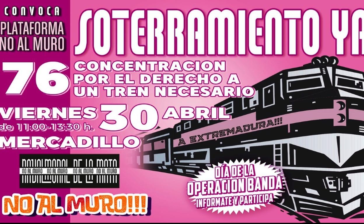 Culmina la 'Operación Banda', de rechazo al tren de alta velocidad en superficie