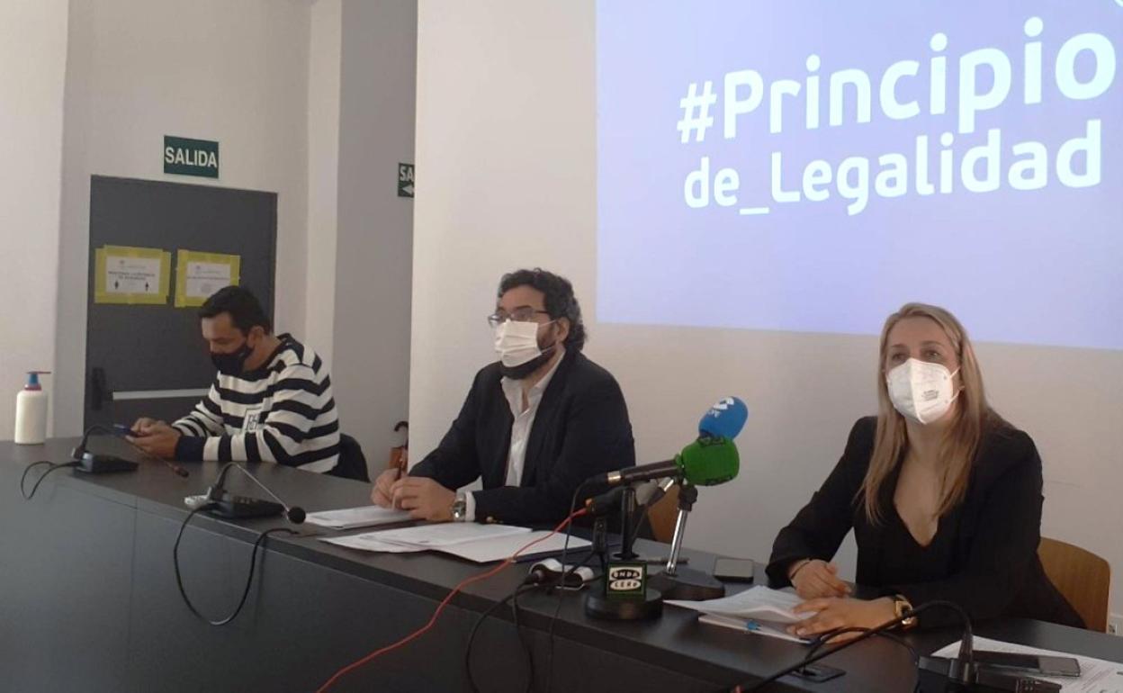 Comparecencia del PP ante los informadores locales 