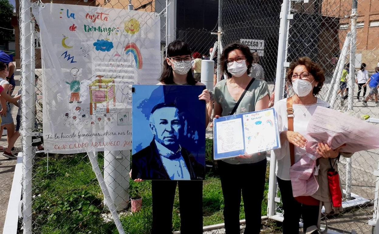 El colegio Campo Arañuelo homenajea a Domingo Quijada