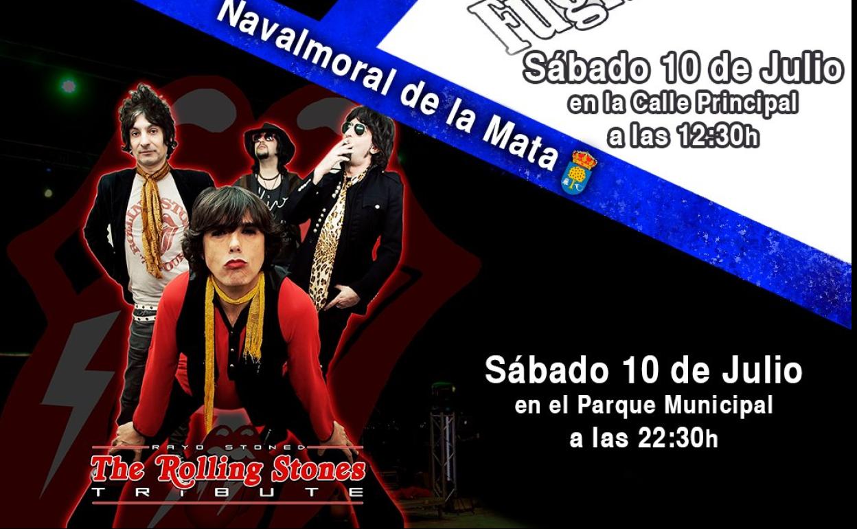 Las Fiestas de Verano traen una charanga por el peatonal y un tributo a Rolling Stones en el parque municipal