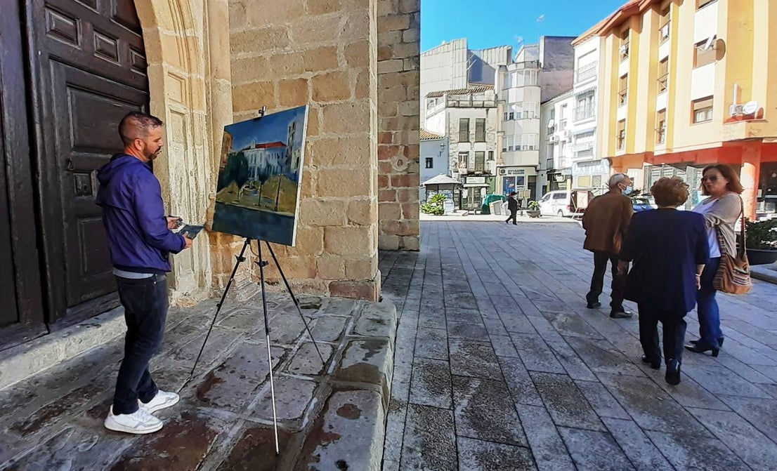 Fotos: Buena acogida del I Certamen de Pintura Rápida
