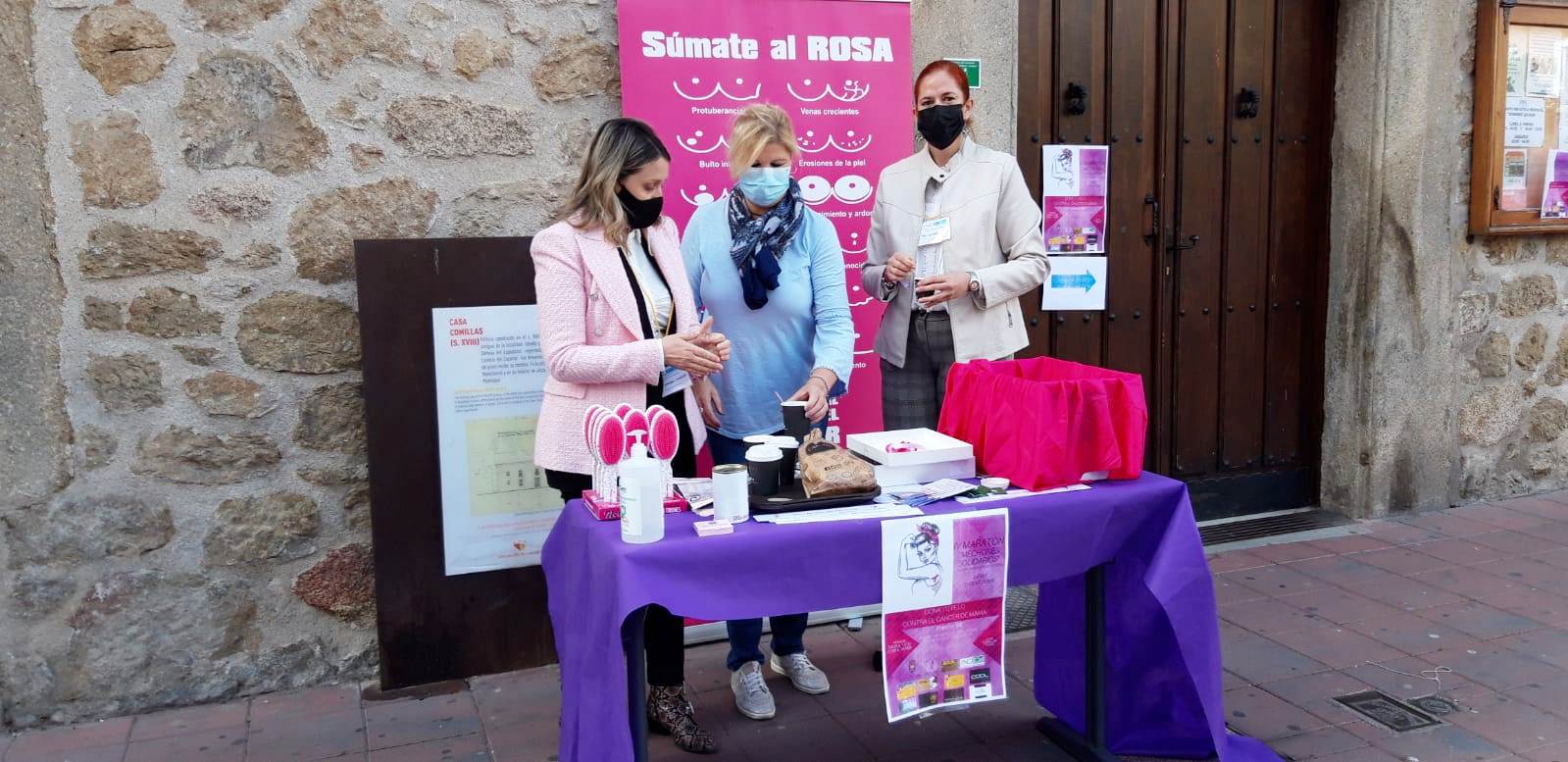 Mesa informativa en la calle 