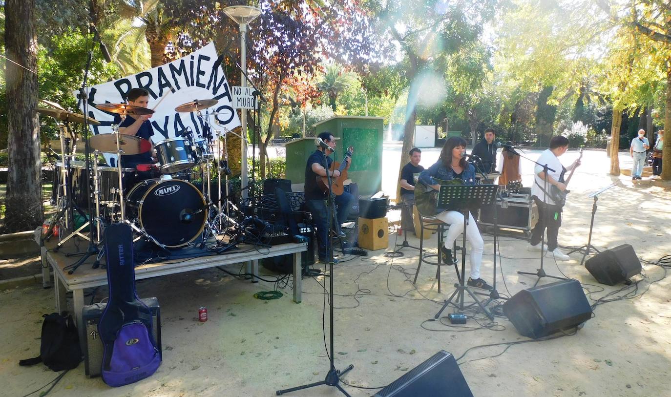 Fotos: Jornada reivindicativa por el soterramiento de las vías