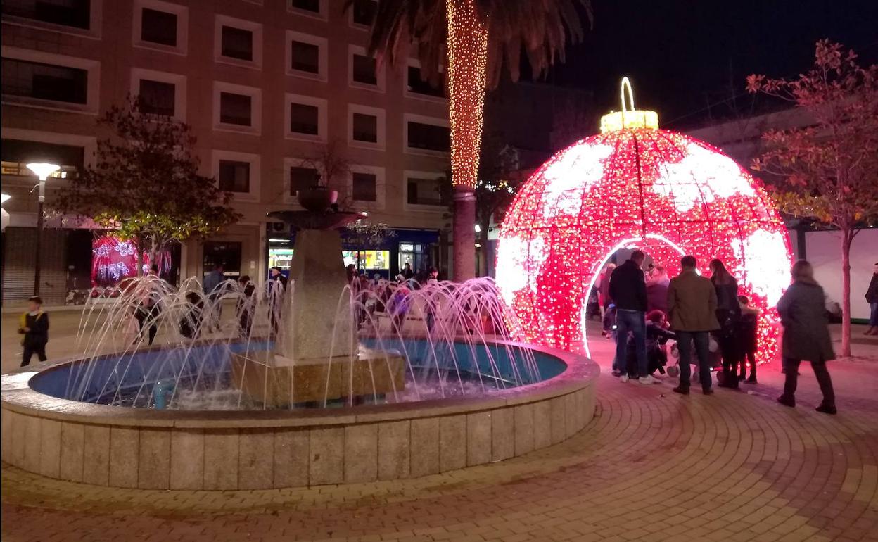 Iluminación navideña en el Jardincillo 