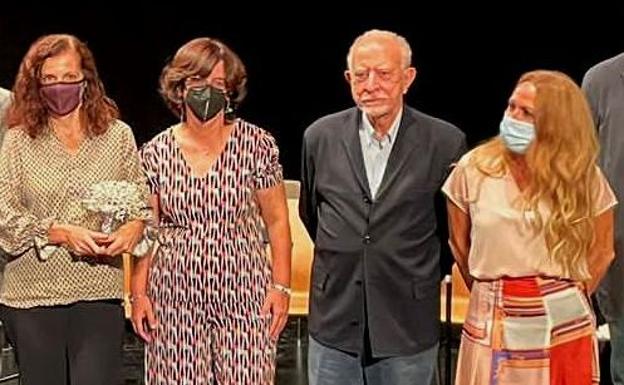 José María Merino en la entrega de la última Encina de Plata 