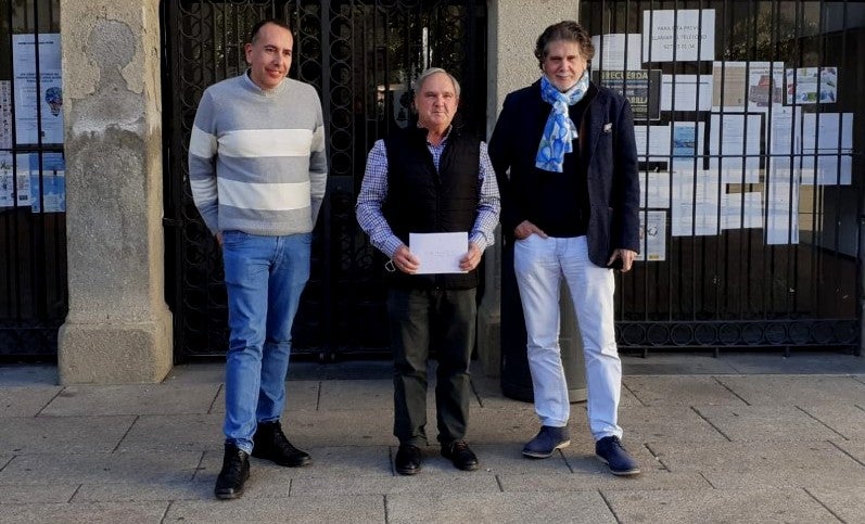 Los miembros del jurado: Juan Alberto Valiente, Florentino Velaz y Jeremías Clemente 