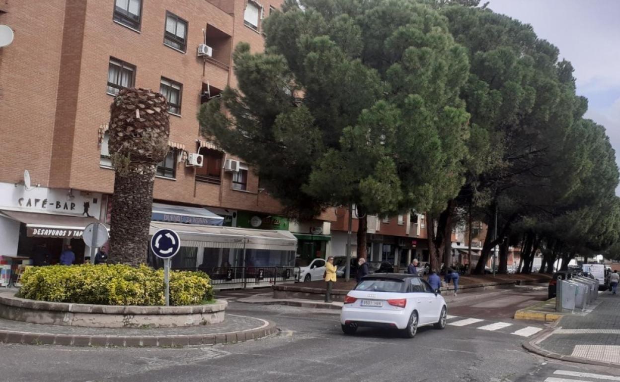 Actual imagen de la avenida del Magisterio 