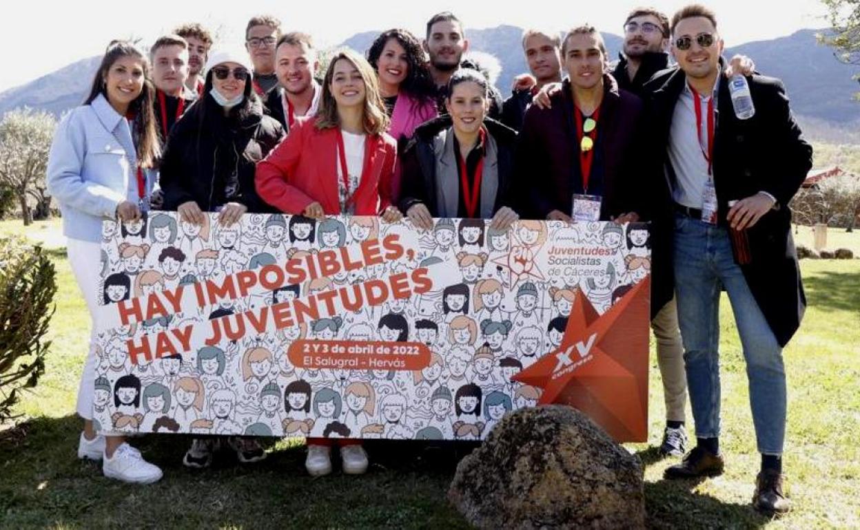 Josema Encinas y María Nela Vizcaíno se incorporan a la nueva ejecutiva de Juventudes Socialistas de Cáceres