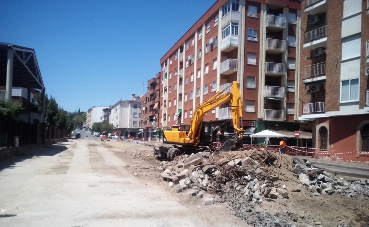 Ya han desaparecido los árboles y la mediana central 
