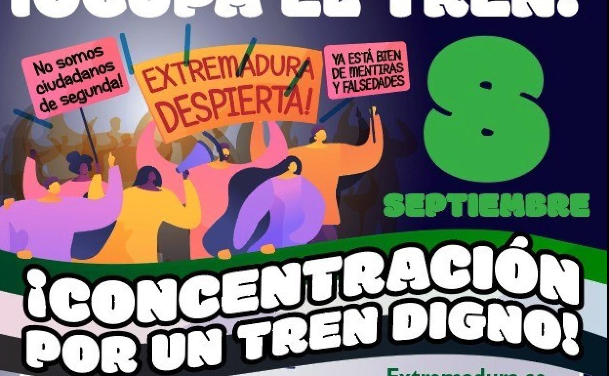 Los organizadores animan a tomar parte en la movilización del 8-S en Madrid por un tren digno