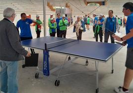 Tenis de mesa, una de las modalidades disputadas