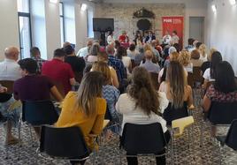 Acto de pre campaña celebrado en La Inmaculada por el PSOE