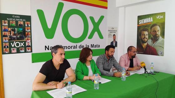 VOX propone un programa «realista que se ajusta a las posibilidades económicas del Ayuntamiento»
