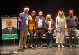 Presentación de los candidatos comarcales de Levanta en la casa de cultura