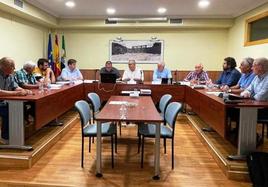 La reunión tuvo lugar en la sede de la Comunidad de Regantes de la Margen Derecha de Rosarito.