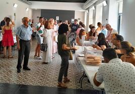 Hasta cuatro mesas se ha concentrado en La Inmaculada