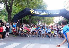 Salida de la Carrera Popular de la edición anterior