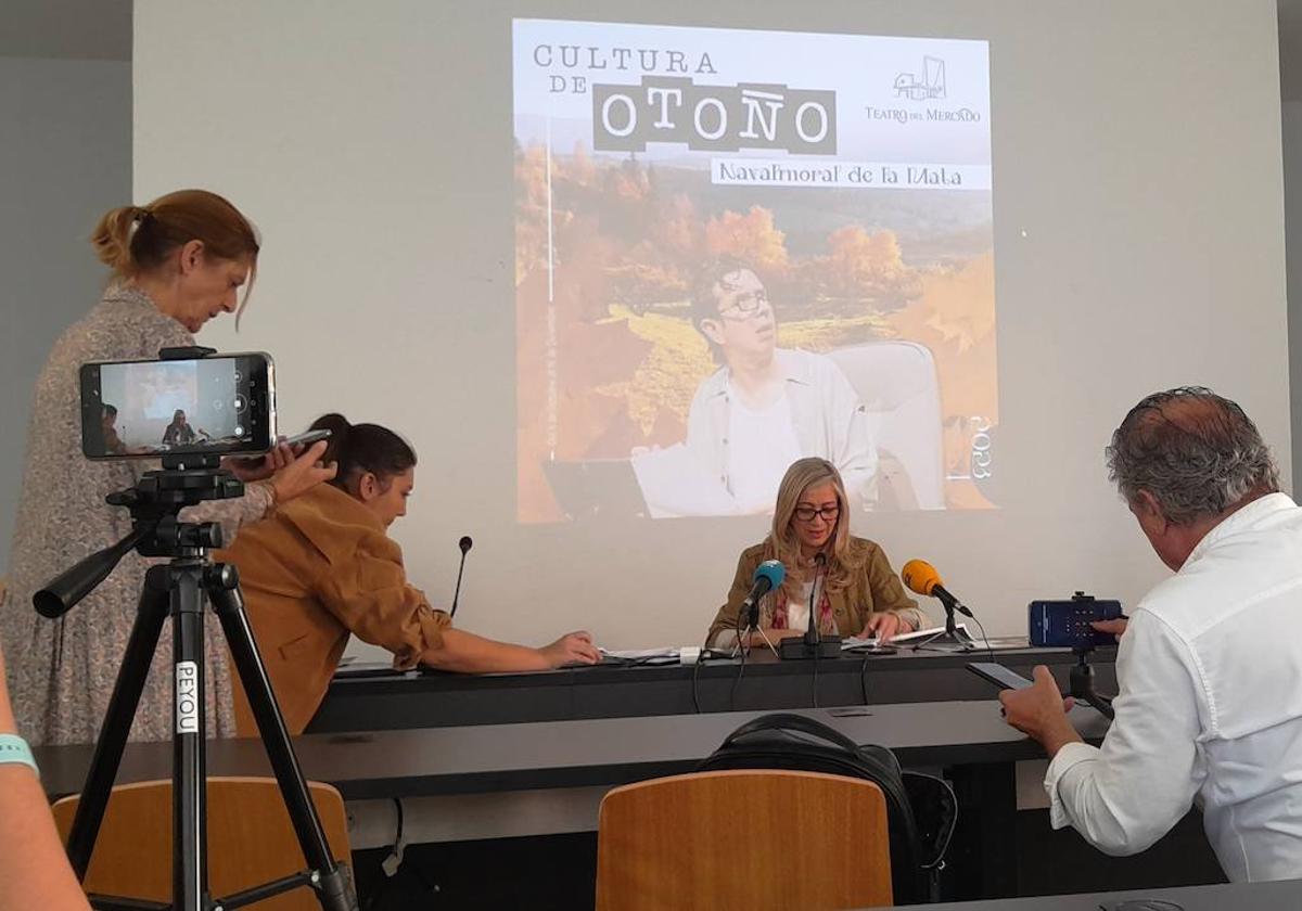 Cristina Marcos en la presentación de la programación