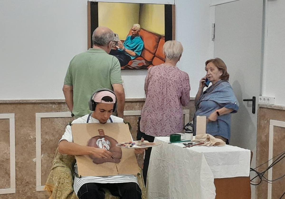 Aarón Barambones presenta una pequeña muestra de su arte