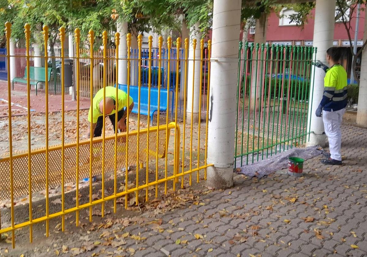 El parque infantil de Las Minas espera su reapertura