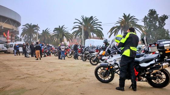 Una treintena de moteros toman parte en la II Ruta de Orientación MotoBook
